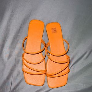 Orange Sandals